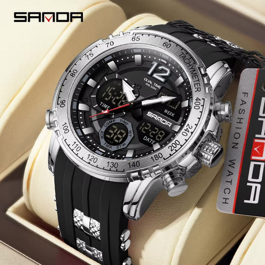 Reloj Original Sanda 6193 Tactico