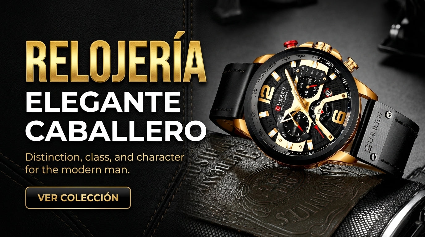 RELOJERIA ELEGANTE CABALLERO
