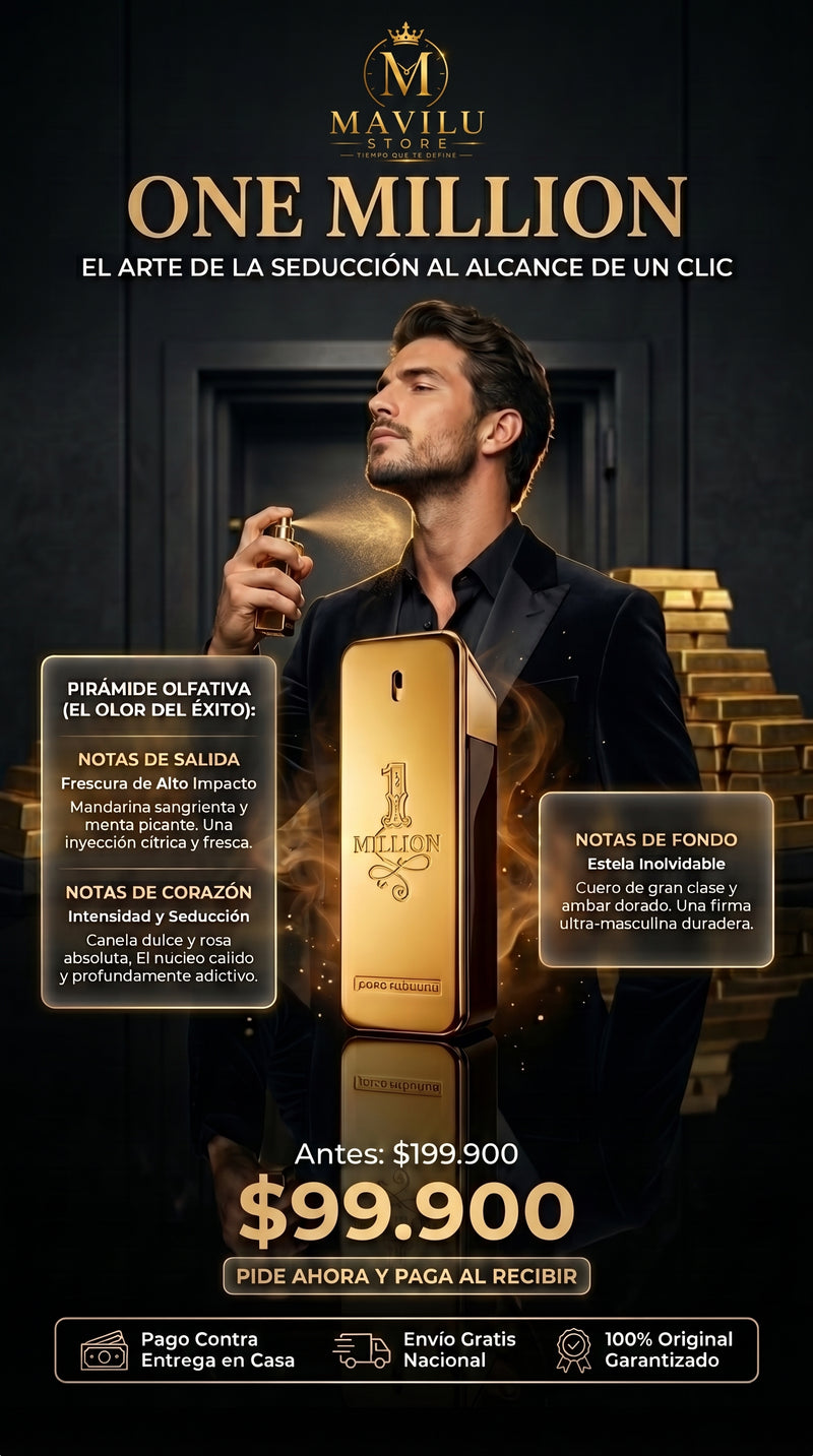 Hero Perfume para Hombre 1  Million Original