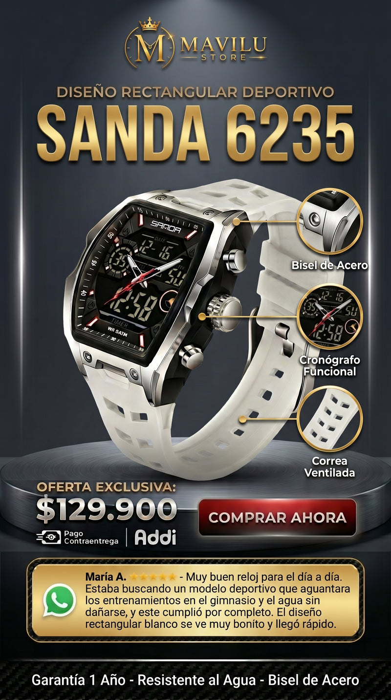 Hero Reloj SANDA 6235 Doble Hora