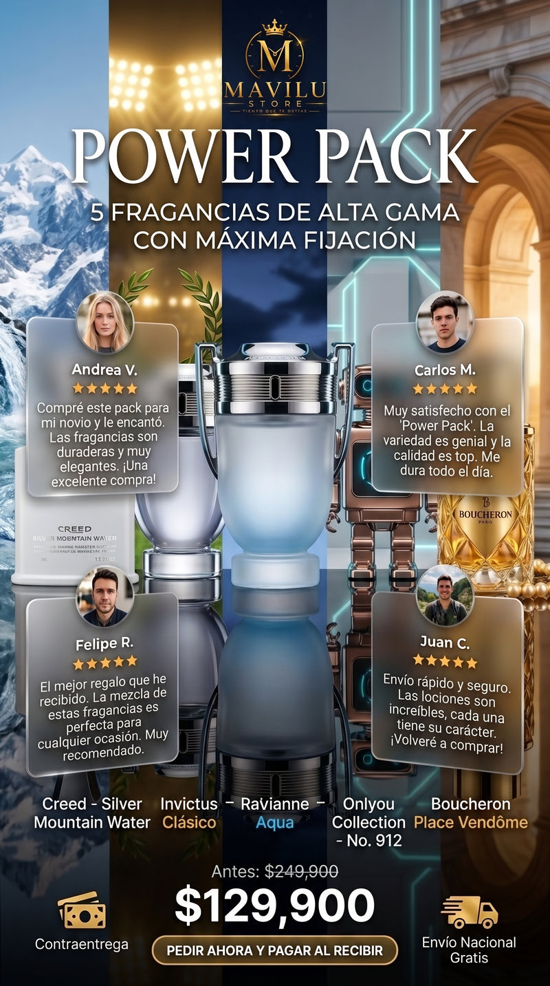 Detalles Pack Mini Perfumes Originales para Hobre