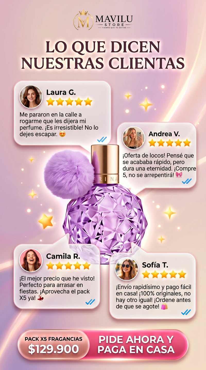 Colores Pack Mini Perfumes Originales Dama