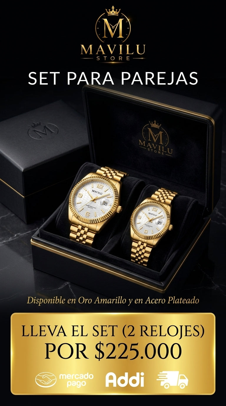 Detalles Reloj de pareja Curren 9498