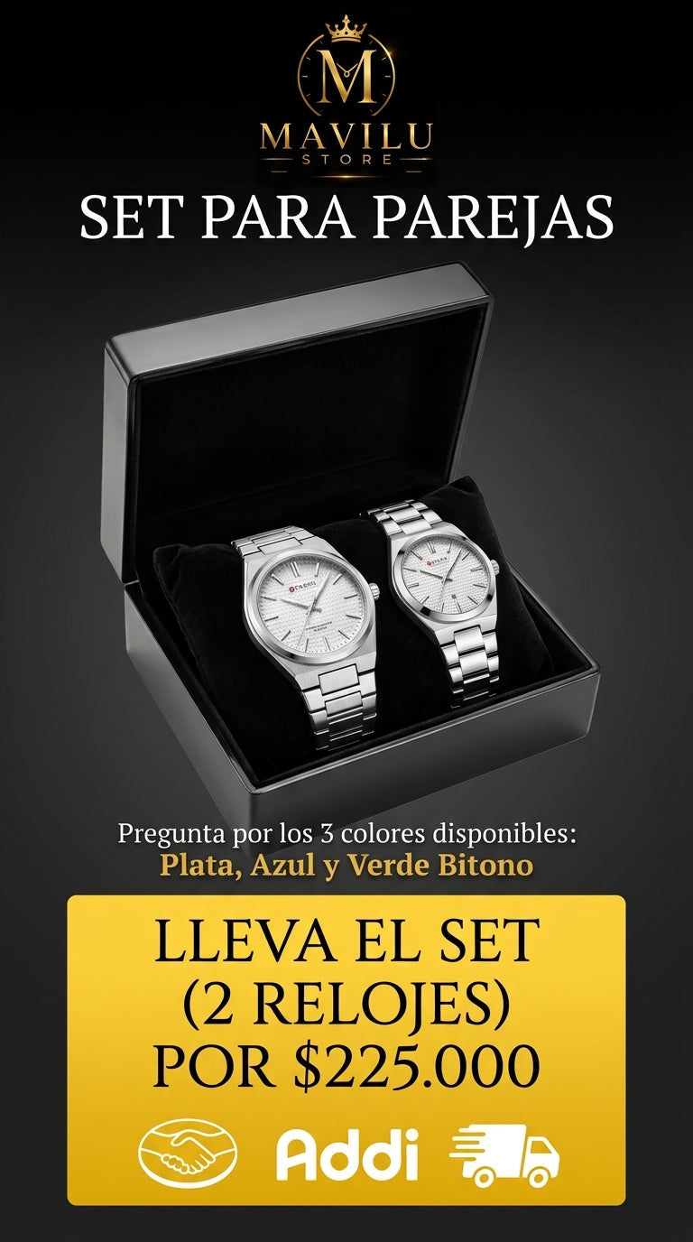 Detalles Reloj de pareja Curren 8435