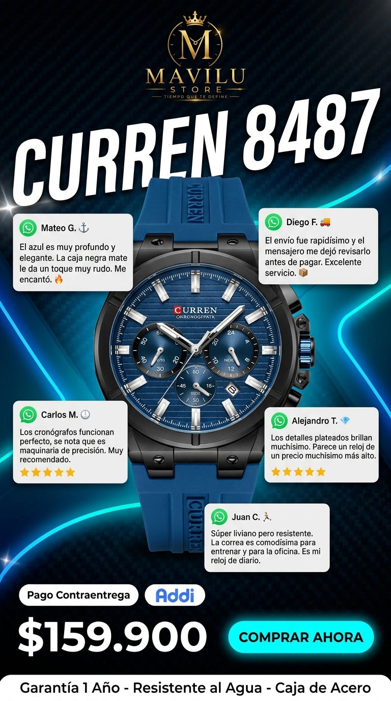 Colores reloj curren 8487