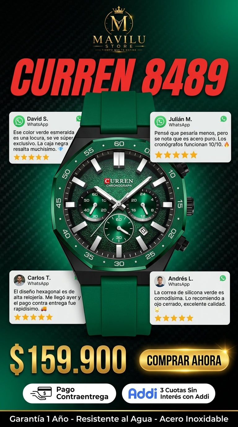 Colores reloj curren 8489