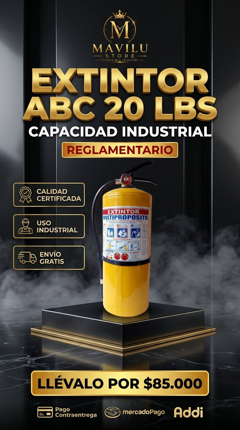 Hero Extintor multiproposito químico ABC 20 libras