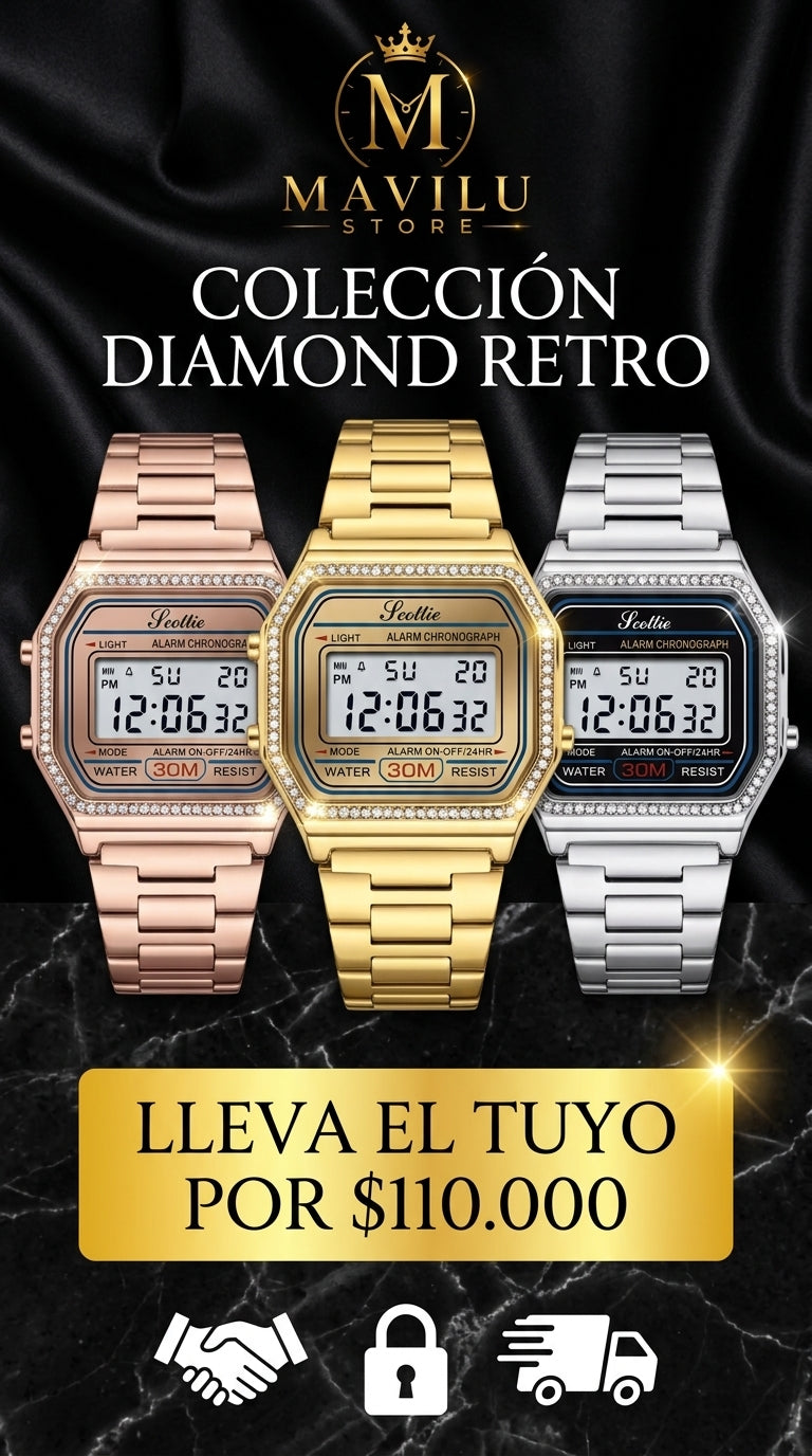 Detalles Reloj de Dama  scottie inspiración casio 1474