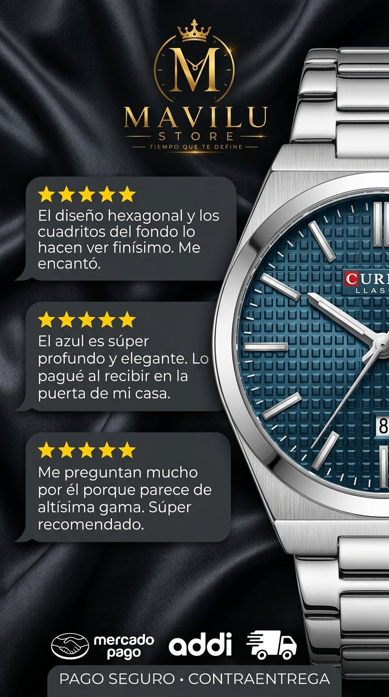 Colores Reloj de Dama  Curren 8439