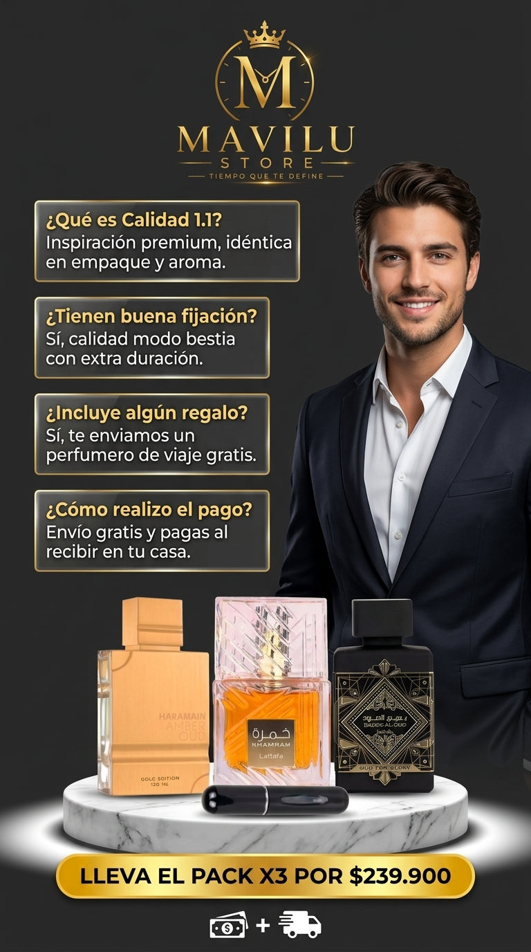Detalles PACK LUJO ARABE