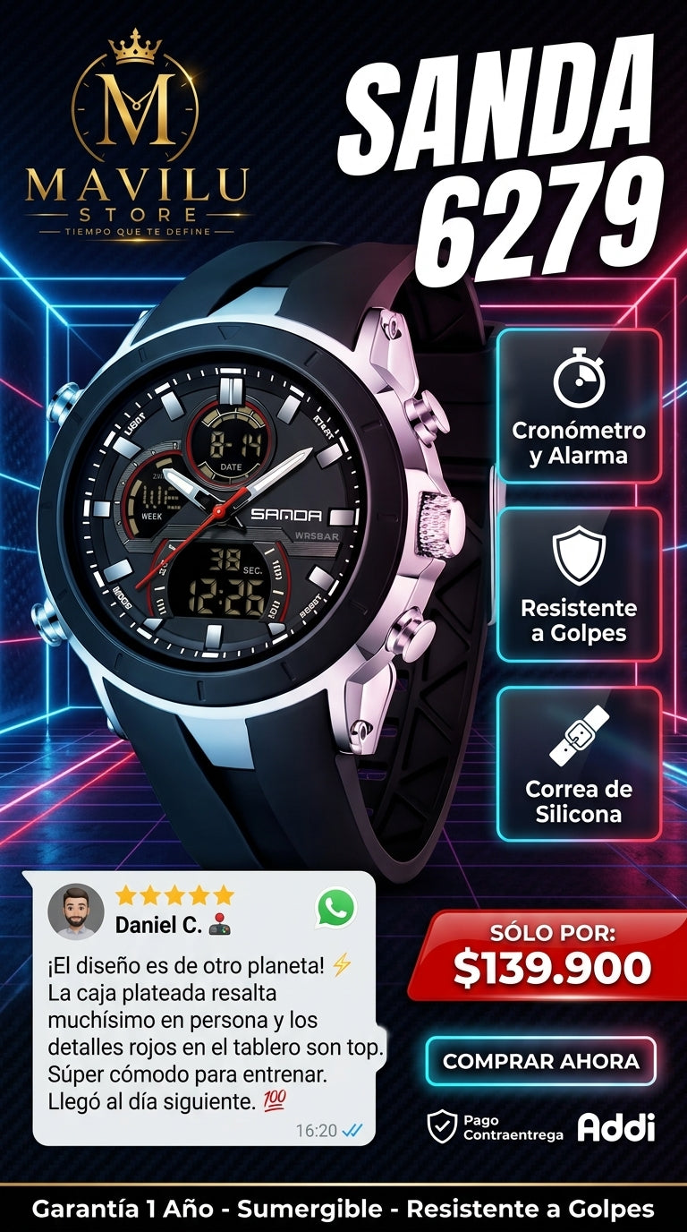 Hero Reloj Original Sanda 6279