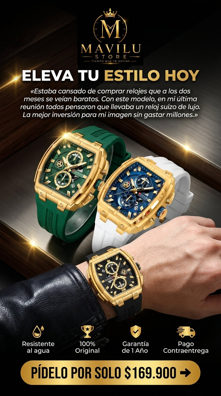 Colores Reloj Exclusivo Curren 8488: Elegancia Deportiva