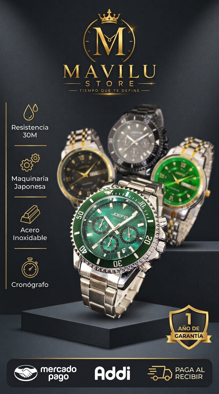 Detalles JOEFOX tipo Rolex