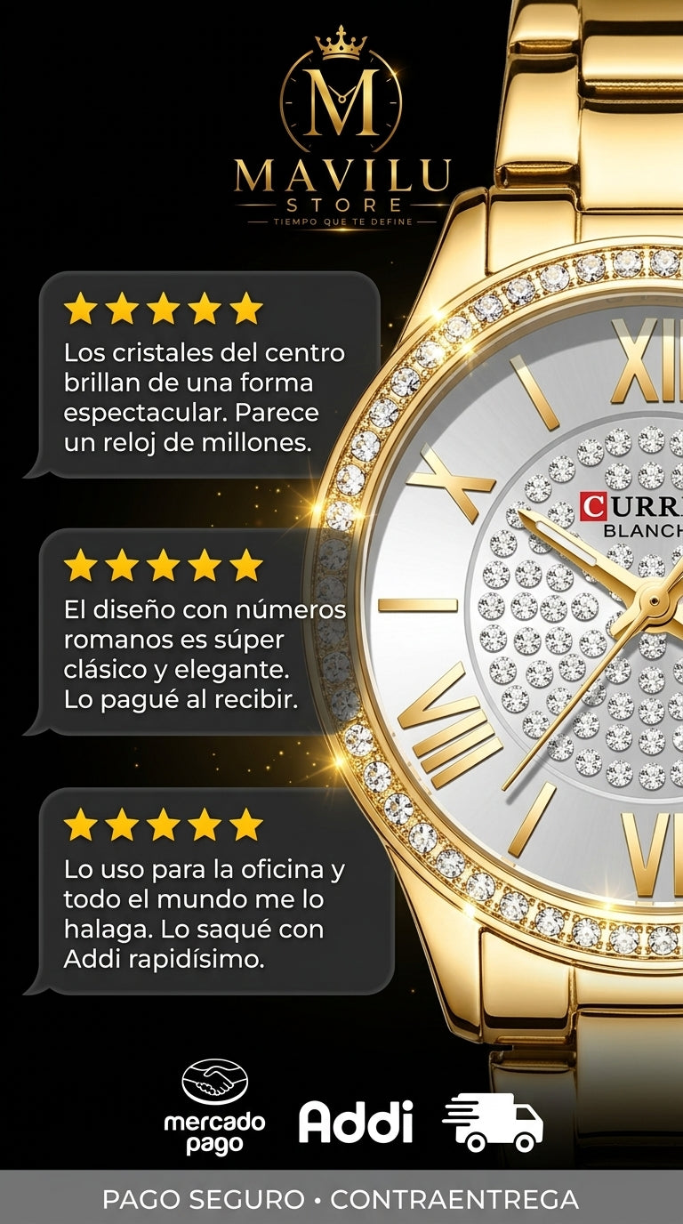 Colores Reloj de Dama  Curren 9084