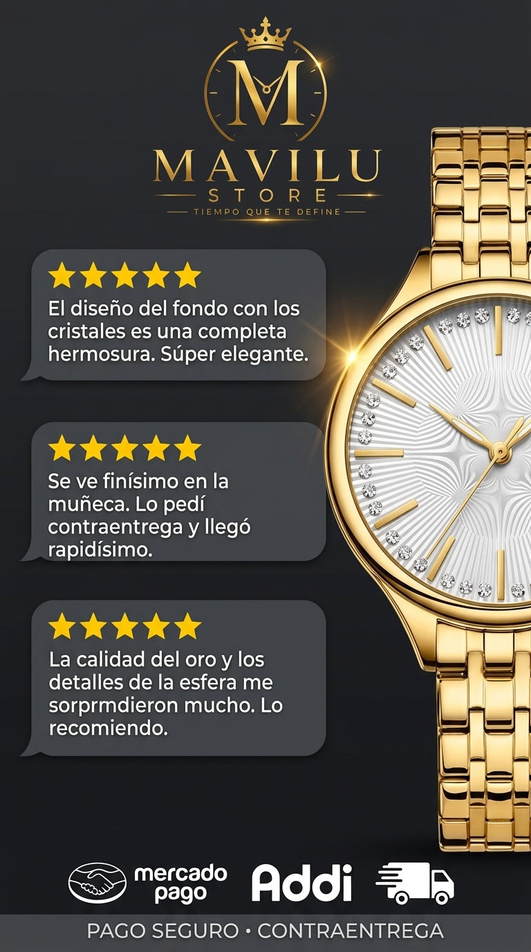Colores Reloj de Dama curren 9099