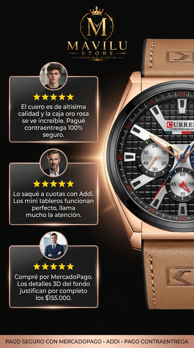 Colores Reloj de Hombre Curren 8392