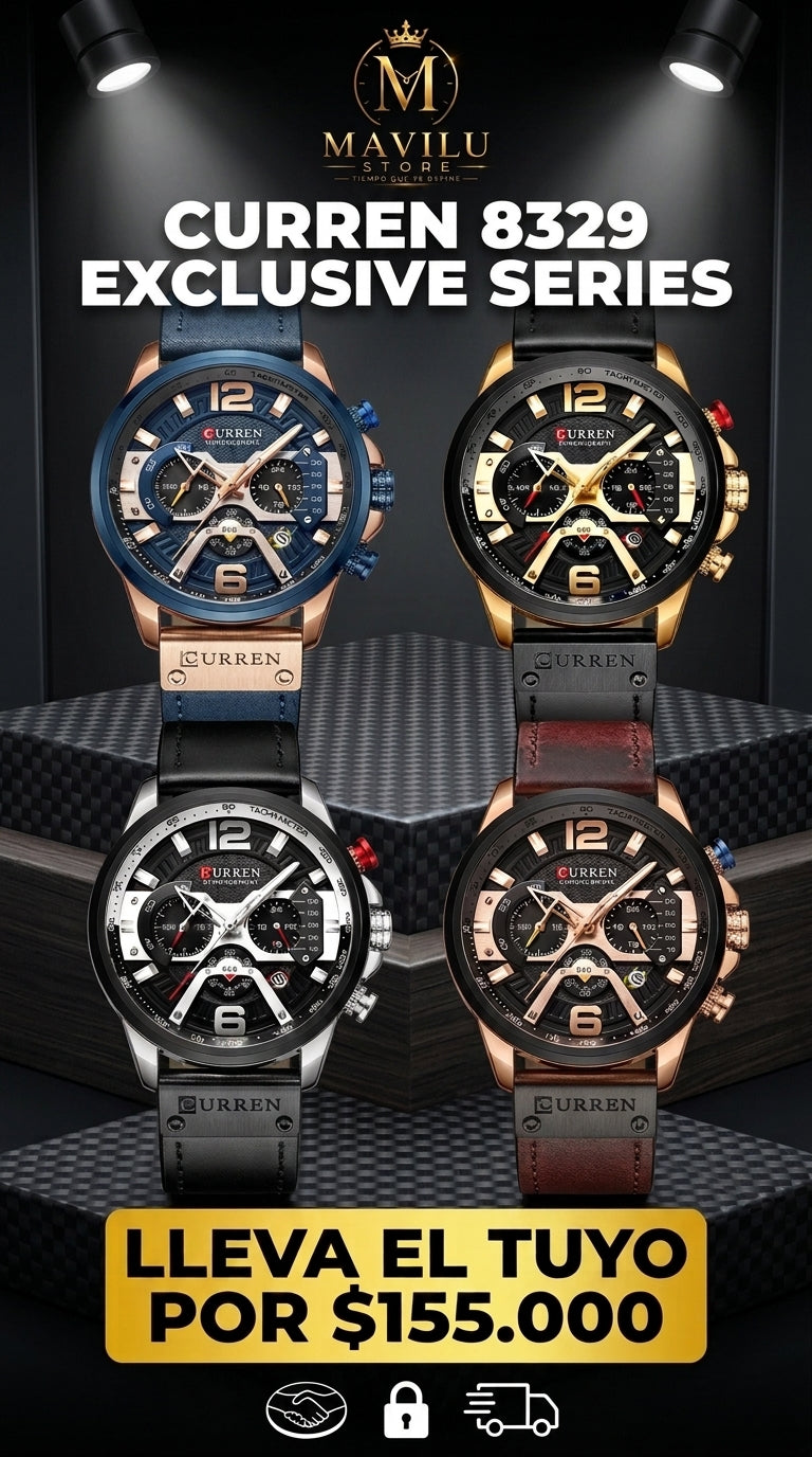 Detalles reloj curren 8329