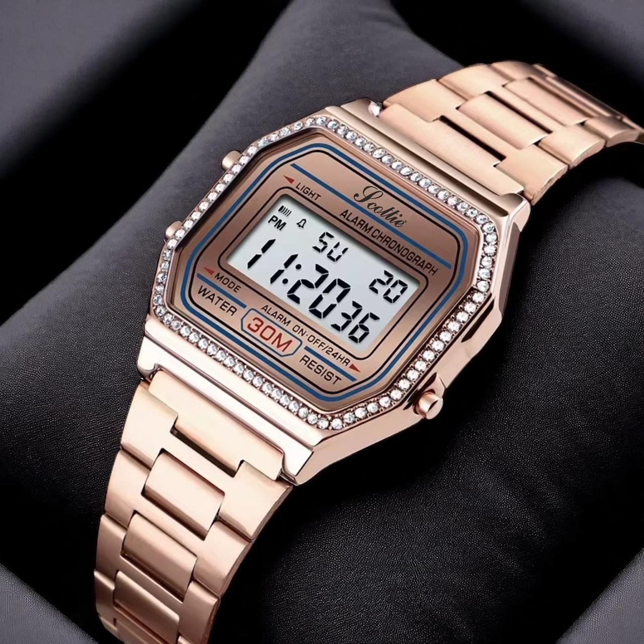 Reloj de Dama  scottie inspiración casio 1474