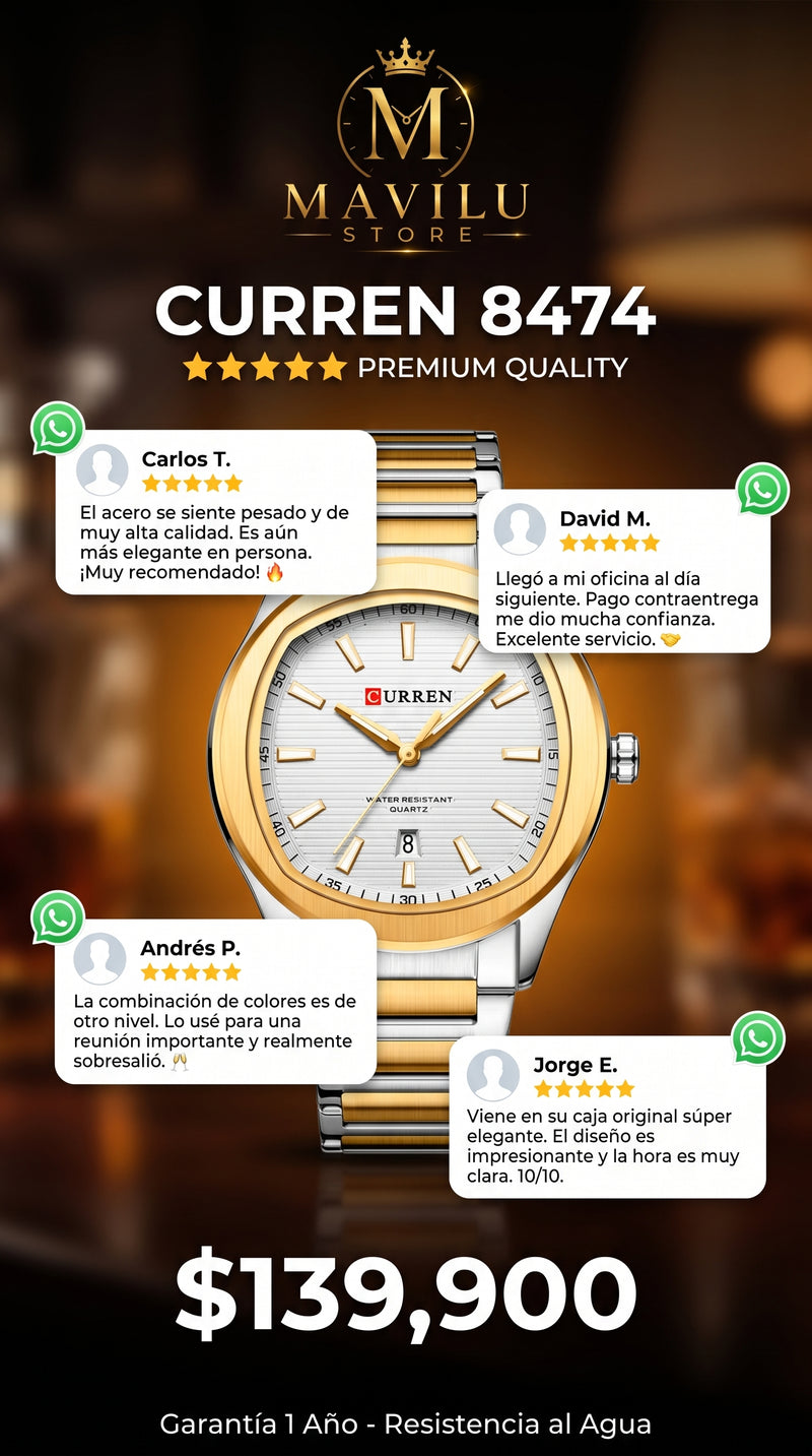 Colores reloj curren 8459