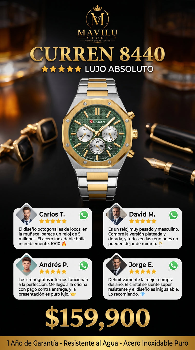 Colores reloj curren 8440