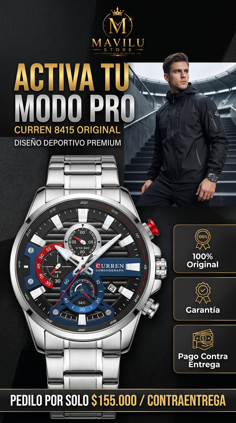 Hero Reloj Curren 8415 Cronografo
