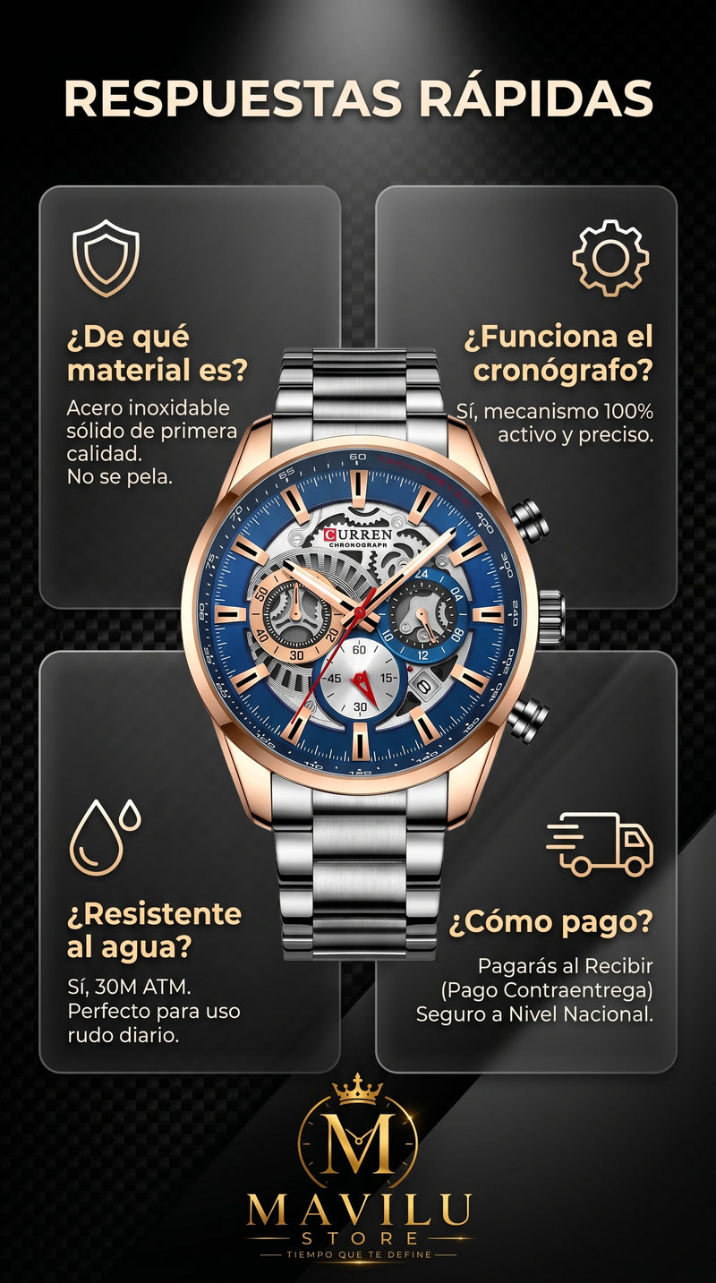 Detalles Reloj Curren 8391