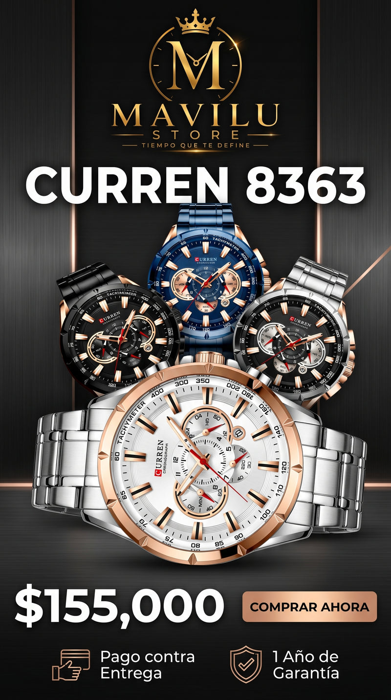 Detalles Reloj Curren 8363