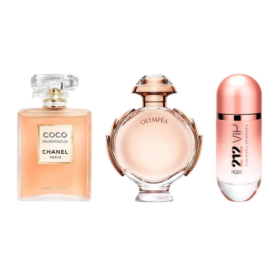 Colección Élite Dama: Pack x3 Perfumes Originales